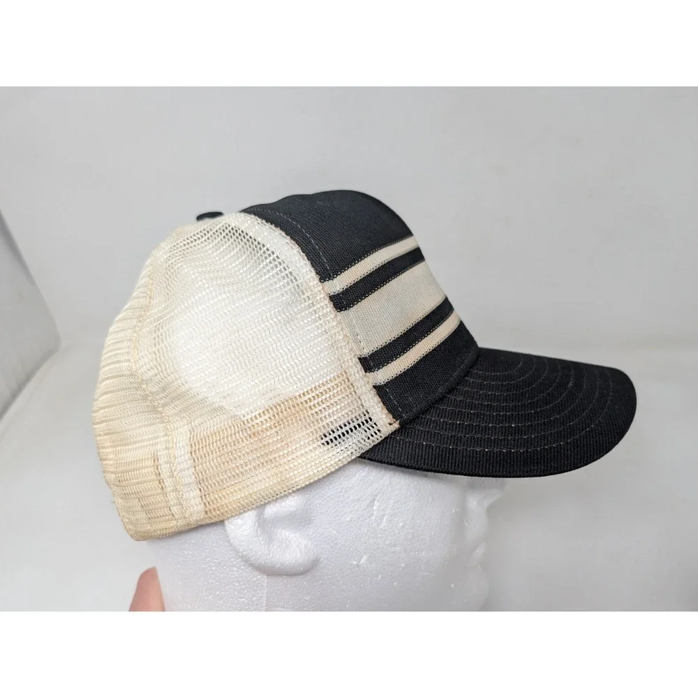 Vintage All Pro Kmart 3 Stripe Mesh Trucker Snapback Baseball Cap‎ Hat 1970s 70s